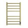 Electric towel "Dvin" L Plaza Neo, 800x500 mm, dimmer, bronze semi -gloss