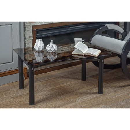 Table Robert 3M, 900x550x430. Black/ Tonir. glass-2