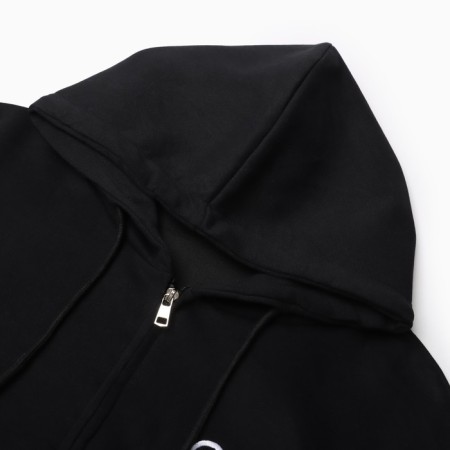Feminine hoodies, black color, one size (42-46)-2