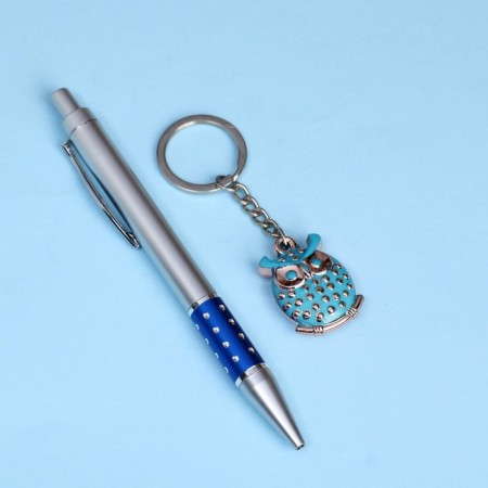 Gift set 2B1 (pen, Owl keychain) mix-1