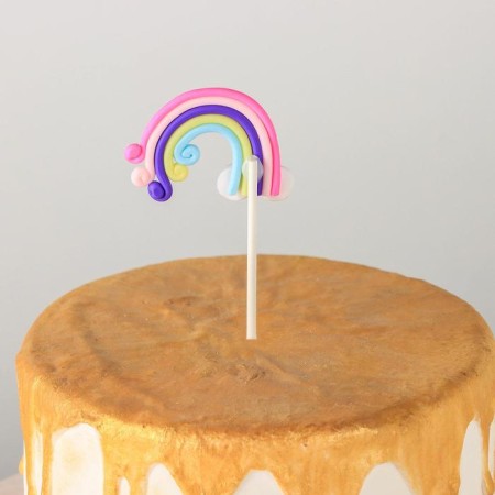 A set of toppers for the Cake "Rainbow", 2 pcs, 12.5 × 5 cm-2