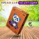 Figure wooden puzzle Honey Panda, size 22x25 cm, 117 parts