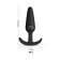 Anal traffic jam-hoods, without vibration, silicone Soft-Touch, 32 x 125 mm, black