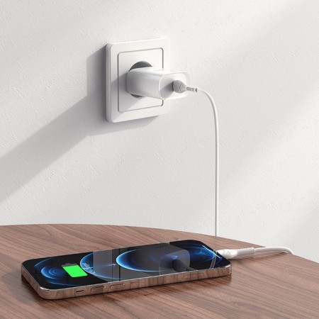 The network charger Hoco N14, Type-C PD 20 W, 3 A, white-8