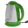 Electric kettle Homestar HS-1028, metal, 1.8 l, 1500 watts, silver-green