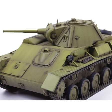 The national model "Soviet Light Tank T-70B" Star, 1/35, (3631)-3