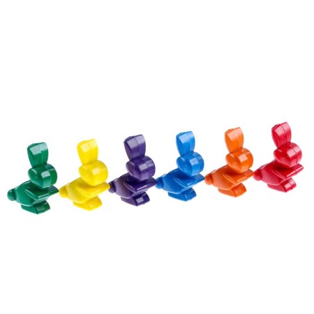 Wax pencils "Bunny", set of 6 colors-2
