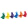 Wax pencils "Bunny", set of 6 colors