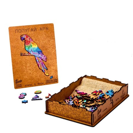 Figure puzzle "Parrot Ara", size S-5