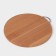 Doska is a pronounced premium "Round", with a met alternate pen, d = 25 cm, thickness 1.7 cm, beech