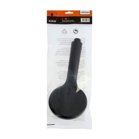 Showing watering can Accoona A353F, D = 200 mm, plastic, 1 mode, black-4