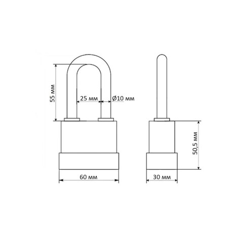 The Stayer Master castle is hinged, all -weather, with udin. hardened. an arc, on a card, 60 mm-1