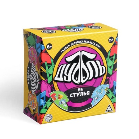 Board game "Dubbl VS chairs" 2 in 1, 6+-5
