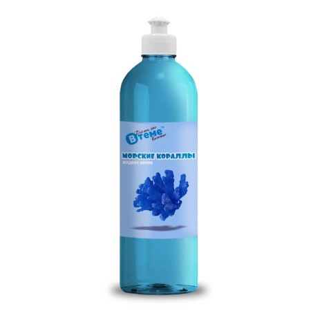 Liquid soap "Wings of the Sea Corals" with a fur pool, 500 ml