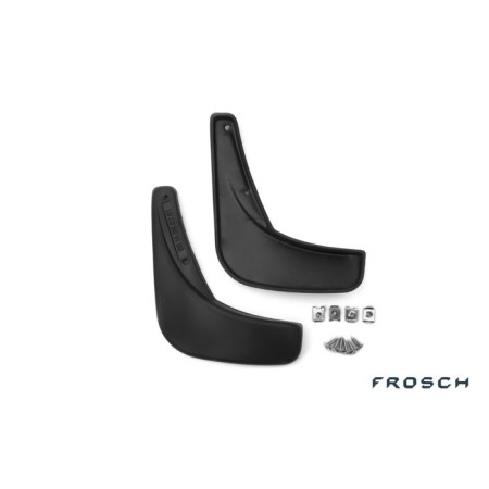 Spray-haired rear Chevrolet Spark, 2010-2016 2 pcs (polyurethane)