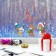 Interior sticker "Knitted bears", 21 x 29.7 cm, New Year