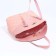 Bag Tout on fasteners, pink color