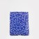 Household bag without fastening, blue color