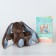Soft toy "Bunny LU", with a book, boy