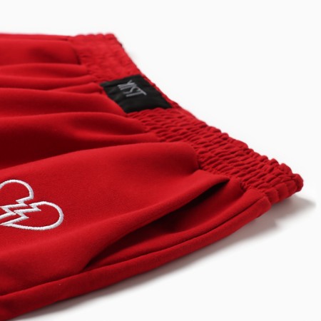 Women's costume (sweatshirt and trousers) Mist Punk with embroidery, p. 44-46, red-9