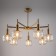 Ceiling lamp FREAA FR5366CL-07BS Fero, 800x800x550 mm, E14, 7x40W, brass color