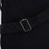 Male bag on lightning, luris, long belt, black color