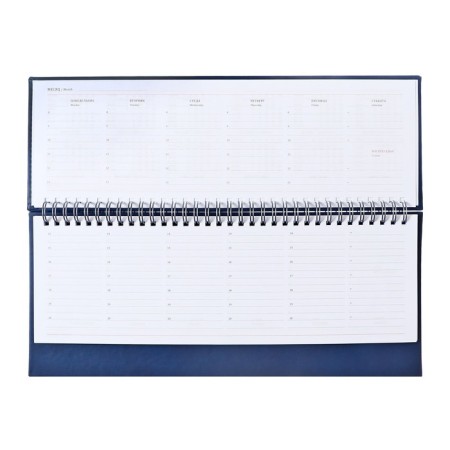 Planing is a low -off 100 x 300 mm, 56 sheets, on the crest, an artificial leather cover, blue-5