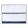 Planing is a low -off 100 x 300 mm, 56 sheets, on the crest, an artificial leather cover, blue
