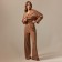 Home suit (shirt and trousers) SL Home p. M, coffee