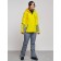 Ski costume female winter, size 44, yellow color