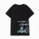T -shirt for nursery, black color, height 134 cm