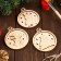 Set of Christmas tree pendants "Three Bears", 3pcs, 85mm