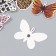 Butterflies cardboard "animal skins" set 12 pcs h = 4-10 cm on magnet