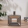 VAZA Ceramics Table "Bram" straight, 20x17 cm, silver