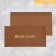 Gift envelope "Congratulations", embossing, designer paper, 22 × 11 cm