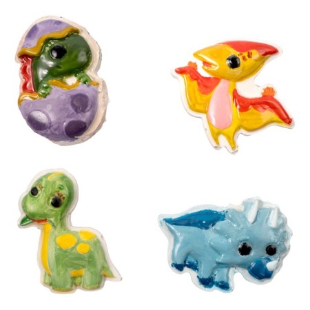 Gypsum magnets for painting "dinosaurs"-5