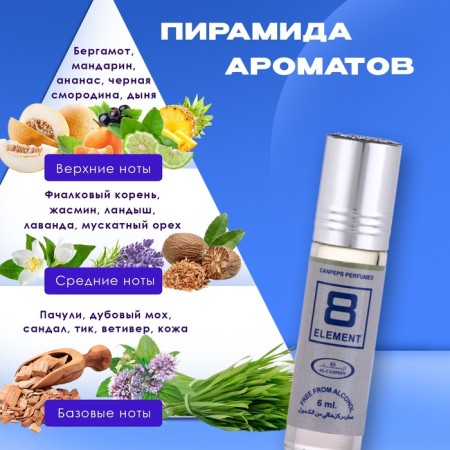 Men's oil perfumes Element, 6 ml-1