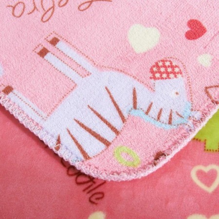 Bobby bedspread, size 100x140 cm, light pink color-2