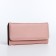 Women's wallet on magnet, pink color