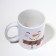 Ceramic "Snowman" mug, 320 ml, white color