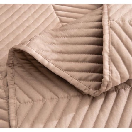 A set with a bedspread "Adonis", size 230x250 cm, 50x70 cm - 2 pcs, the color of the cappuccino-6
