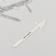 Decor Metal for creativity "Sword - in omnia paratus - ready for everything" 6.3x1.7 cm