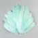 A set of goose feathers 13-18 cm, 20 pcs, sea wave
