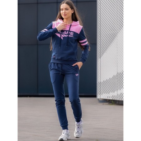 Female ishomine is a suit, size 50, blue color, pink-1