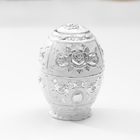 Toothpiece stand "Egg", 11 × 7 cm, silver color-1