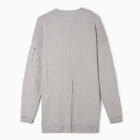 Cardigan Women's Mist with pockets, graphite, OneSize (44-48)-10
