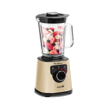 Bleader Moulinex LM871A10, stationary, 1200 W, 2 l, speed adjustment, golden
