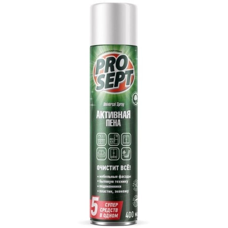 Active Universal Spray foam, increased cleaning agent, with an antistatic effect, 400 ml