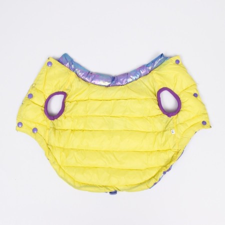 Dog jacket two -sided with a weight, size 10 (DS 25, OG 34, Osh 24), purple/yellow-6