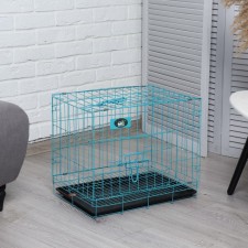 Клетка для собак 51 х 35 х 41 см, голубая